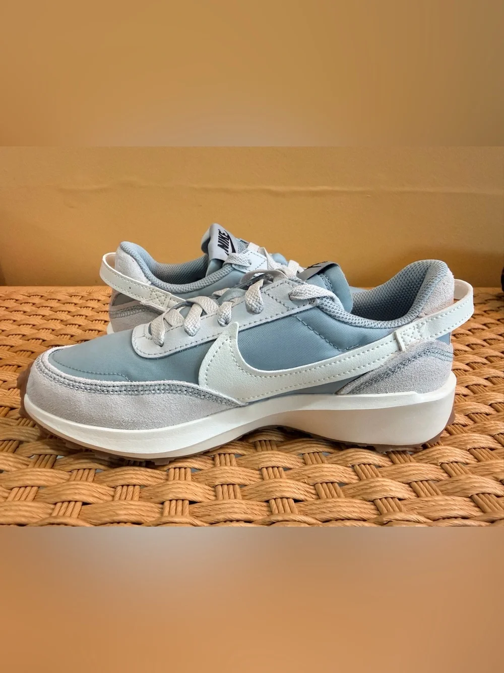Nike Kids Blue and White Low-Top Sneakers